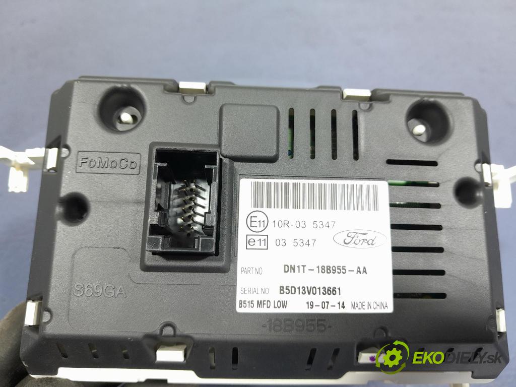 Ford Fiesta 2014 Zobrazit: Rádio: / GPS DN1T-18B955-AA