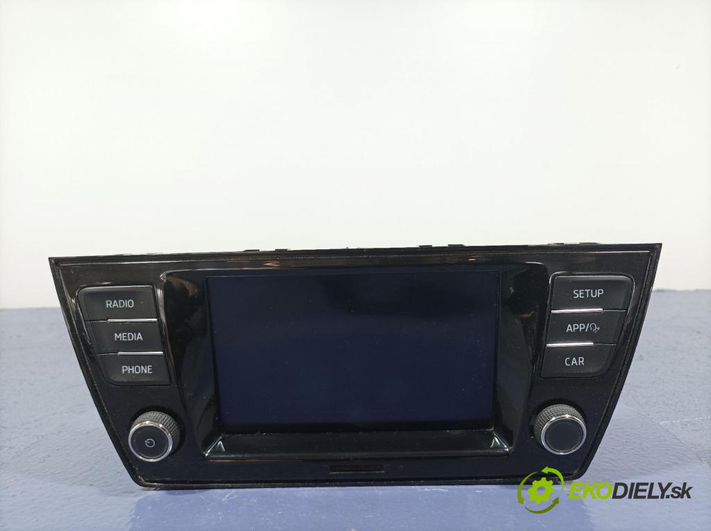 Skoda Fabia 2019 Radio I Navigácia: 6V0035871J