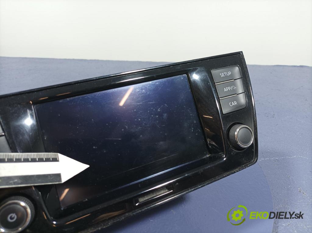 Skoda Fabia 2019 Radio I Navigácia: 6V0035871J