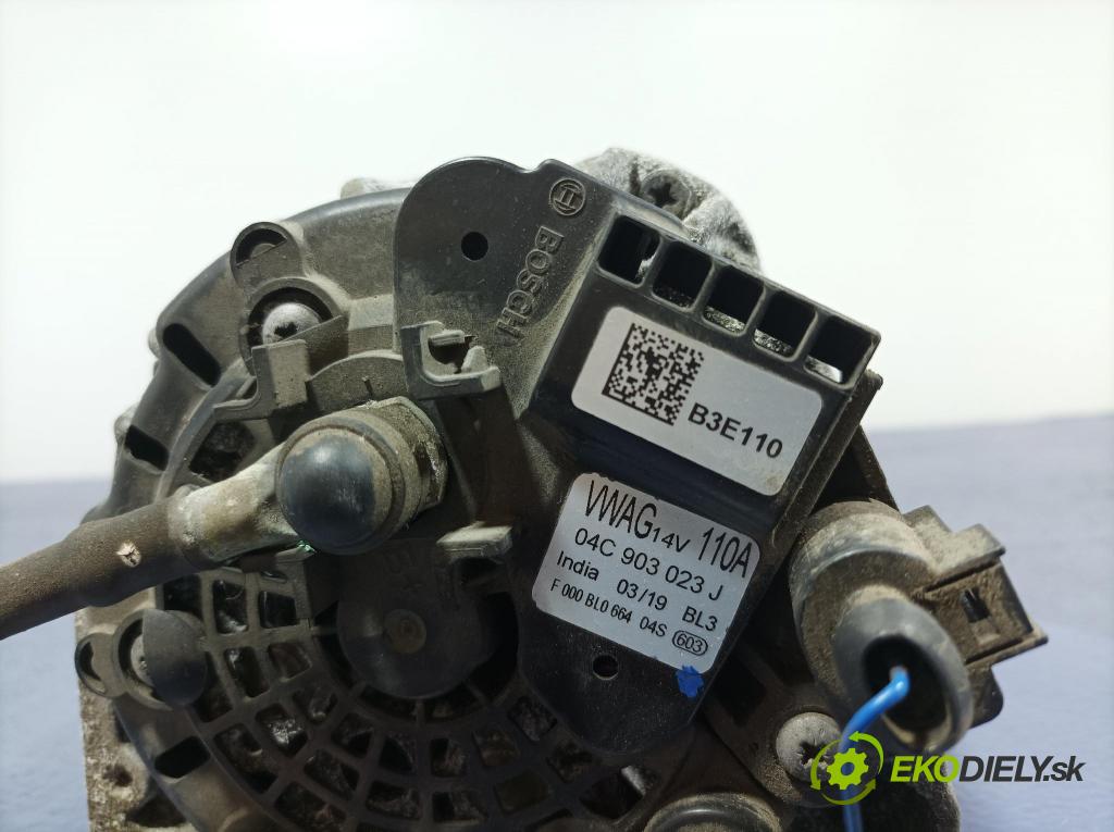 Skoda Fabia 2019 Alternator 04C903023J