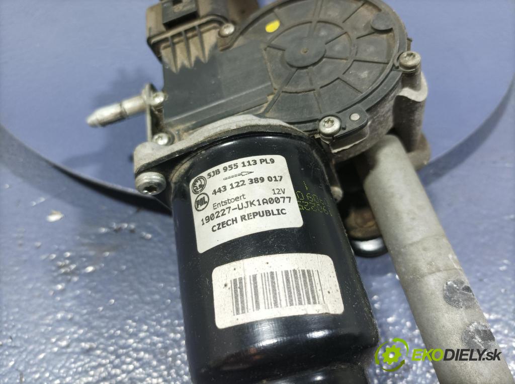 Skoda Fabia 2019 mechanizmus motor: Stierače: Predné 01