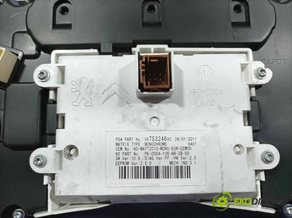 Peugeot 508 2011 prístrojovka/ budíky 9675324680