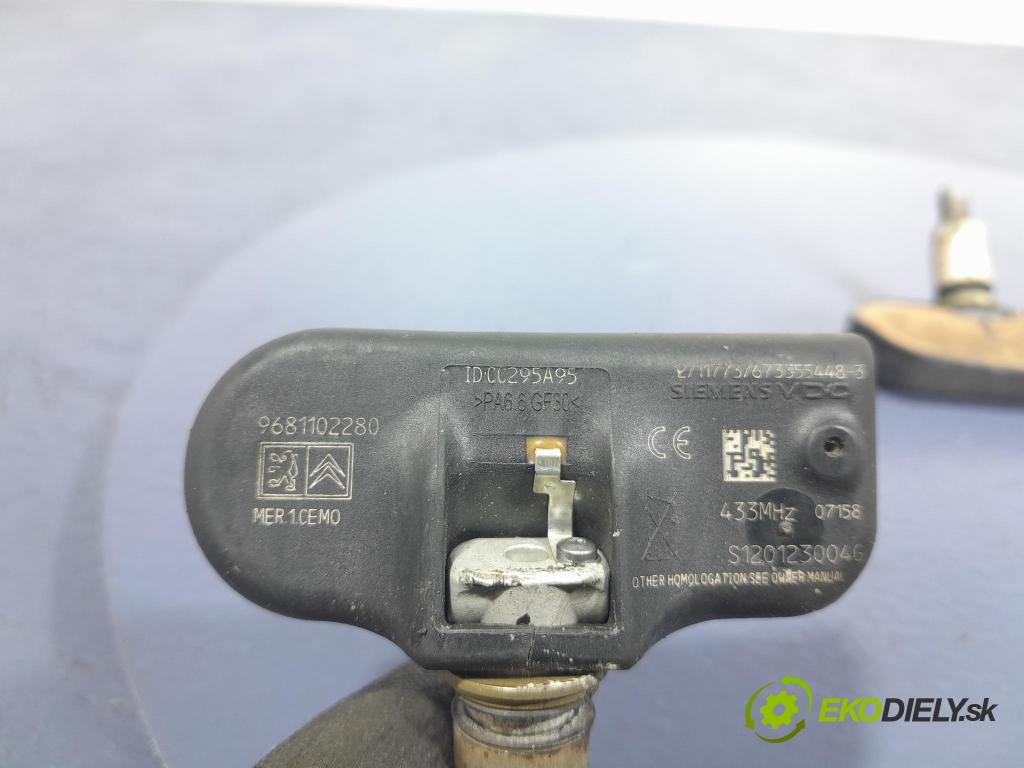 Peugeot 207 2007 snímač Tlak Pneumatiky: 9681102280