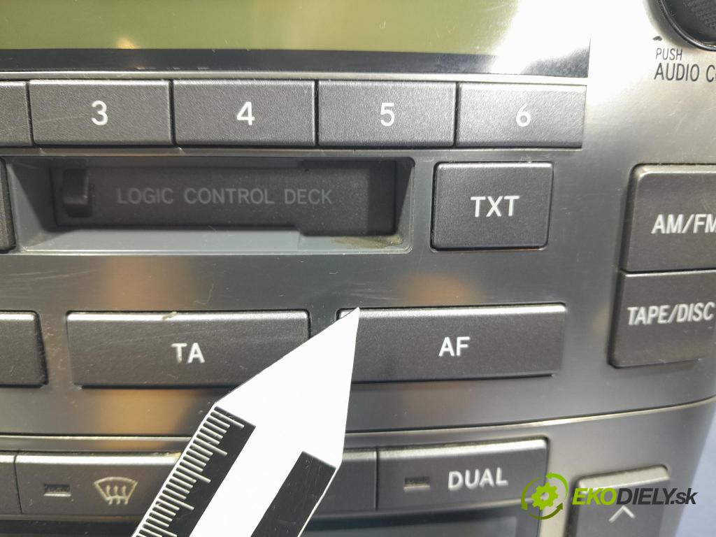 Toyota Avensis 2005 Radio I Navigácia: 86120-05080