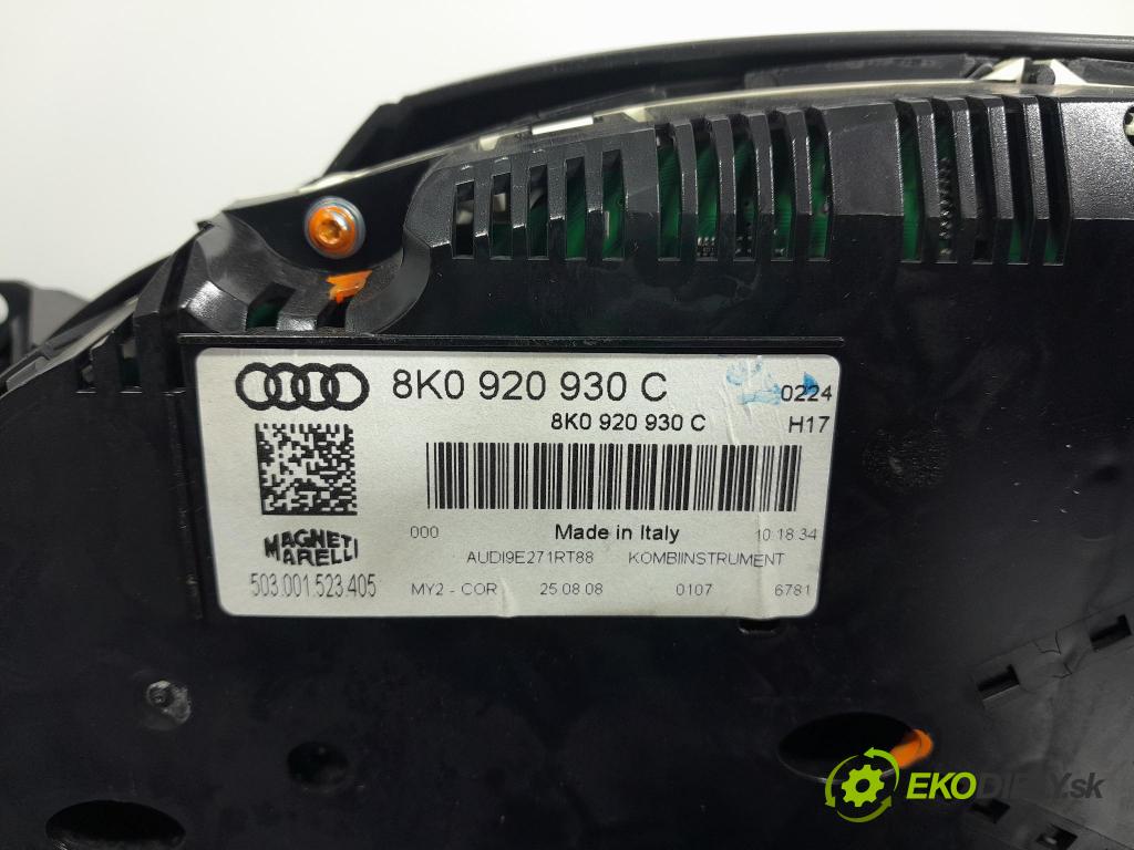 Audi A4 2008 prístrojovka/ budíky 8K0920930C