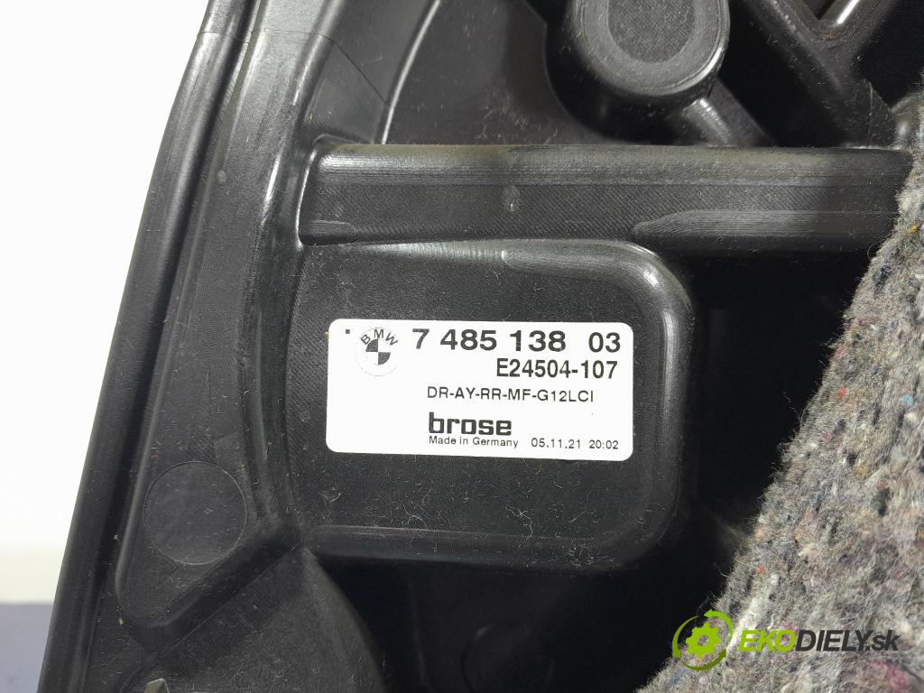 Bmw Seria 7 2022 mechanismus stahování Sklenka: Zad: v pravo: 7485138