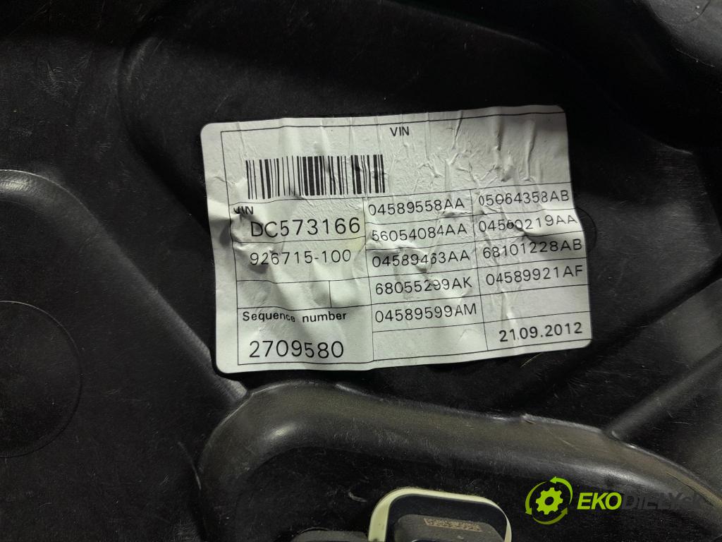 Jeep Grand cherokee 2013 mechanismus stahování Sklenka: před Levý: 04589599AM