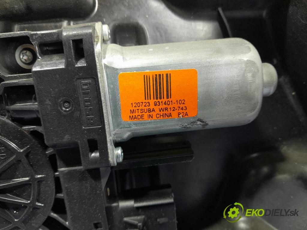 Jeep Grand cherokee 2013 mechanismus stahování Sklenka: před Levý: 04589599AM