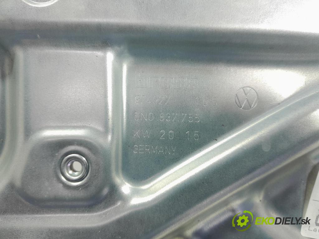 Vw Tiguan 2015 mechanismus stahování Sklenka: před Levý: 5N0837755