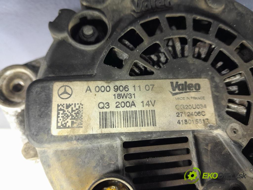 Mercedes Amg gt 2018 Alternator A0009061107