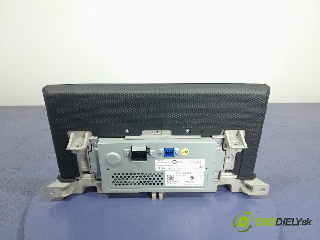 Skoda Octavia 2023 displej Radio / GPS 5E3919605