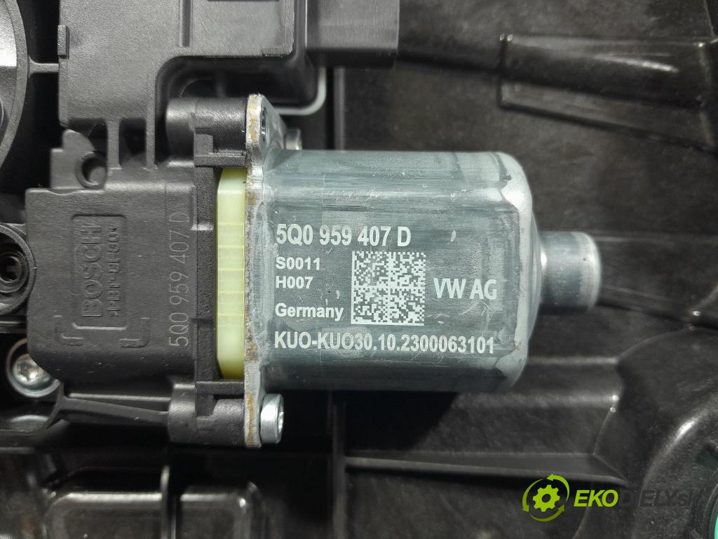 Skoda Octavia 2023 mechanismus stahování Sklenka: Zad: Levý: 5E3839655A