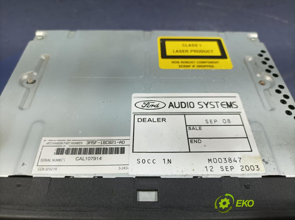 Ford C-max 2003 Radio I Navigácia: 3M5T-18C815-EF