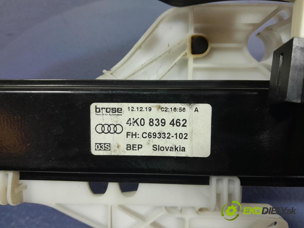 Audi A6 2020 mechanismus stahování Sklenka: Zad: v pravo: 4K0839462