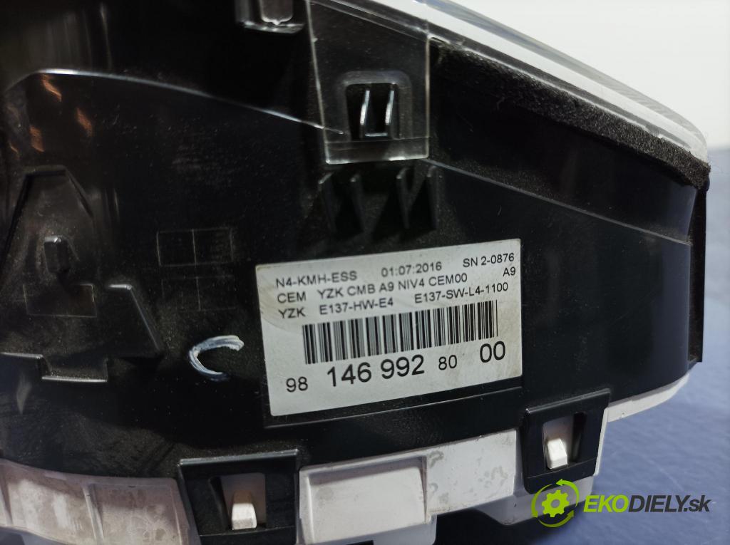 Peugeot 2008 2016 prístrojovka/ budíky 9814039580