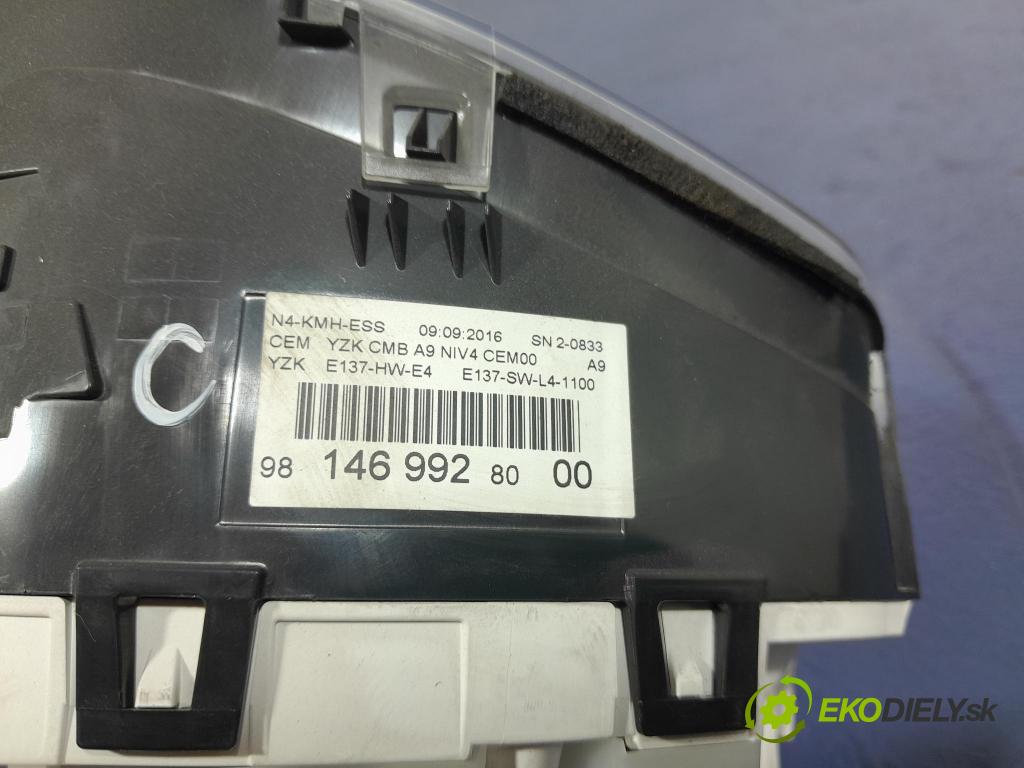 Peugeot 2008 2016 prístrojovka/ budíky 9814039580