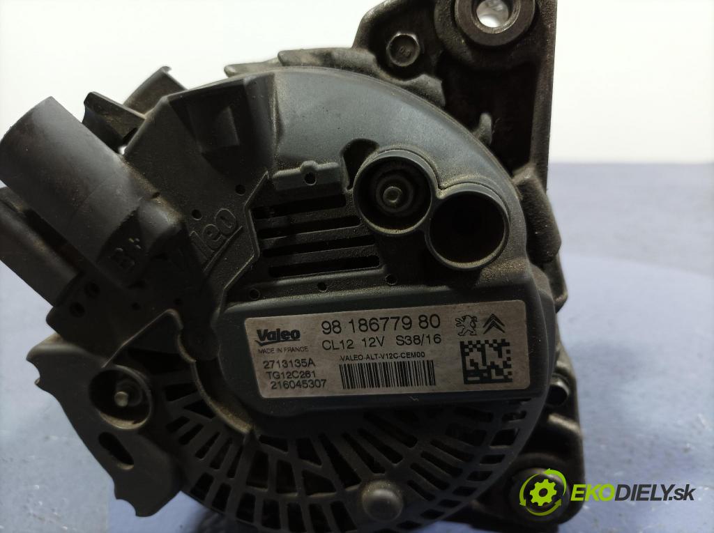 Peugeot 2008 2016 Alternator 9818677980