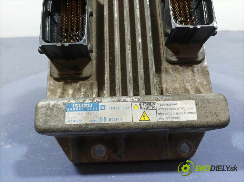 Opel Meriva 2006 riadiaca jednotka Motor: 98000322