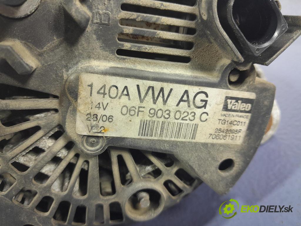 Audi A3 2006 Alternator 06F903023C