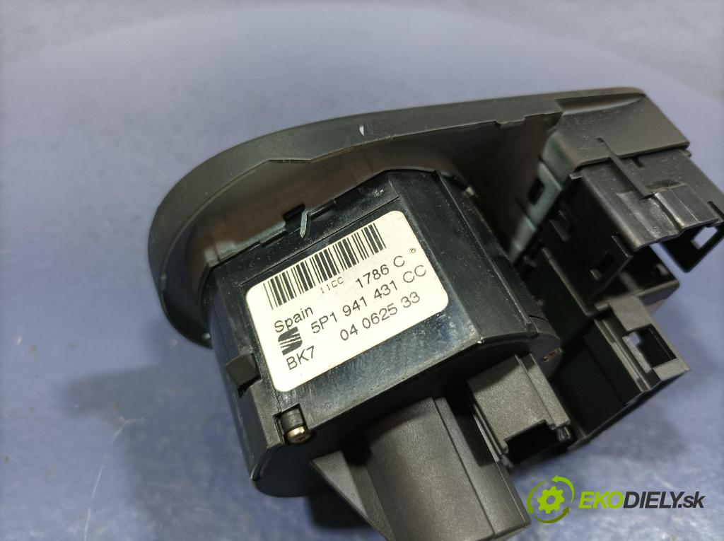 Seat Toledo 2006 Přepínač Světel: 5P1941431