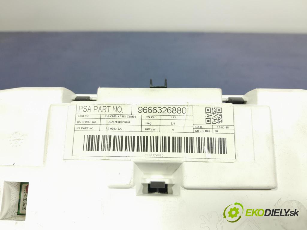 Citroen C5 2010 prístrojovka/ budíky 9666326880