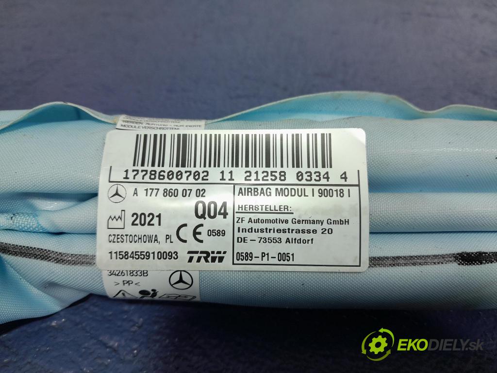 Mercedes A-klasa 2021 Airbag: clona x A1778600702