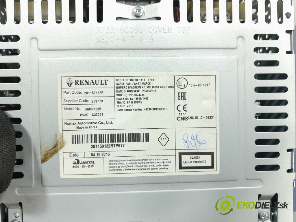 Dacia Sandero 2016 Radio I Navigácia: 281150132R