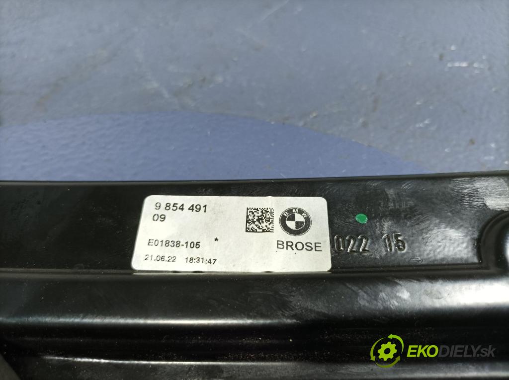 Bmw Seria 4 2022 mechanismus stahování Sklenka: před Levý: 9854491