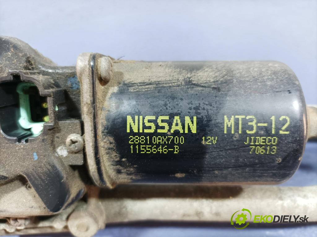 Nissan Micra 2008 mechanismus motorek Stěrače: před 28810AX700