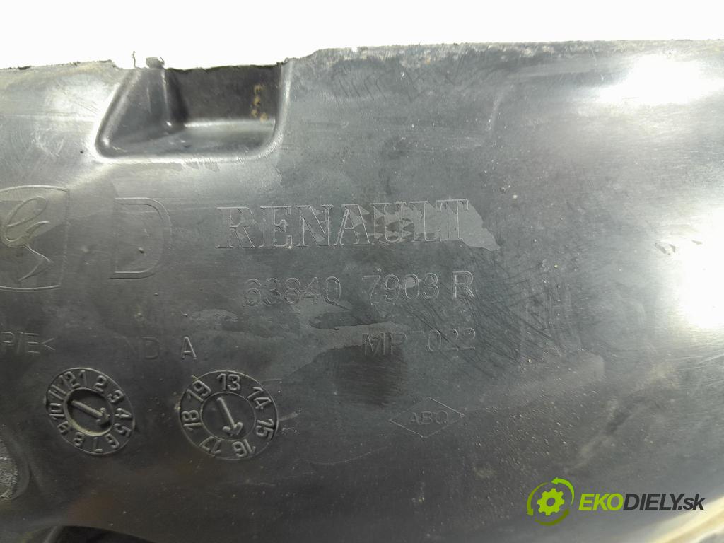 Dacia Sandero 2016 Blatník: Plastové: Predné 638407903R