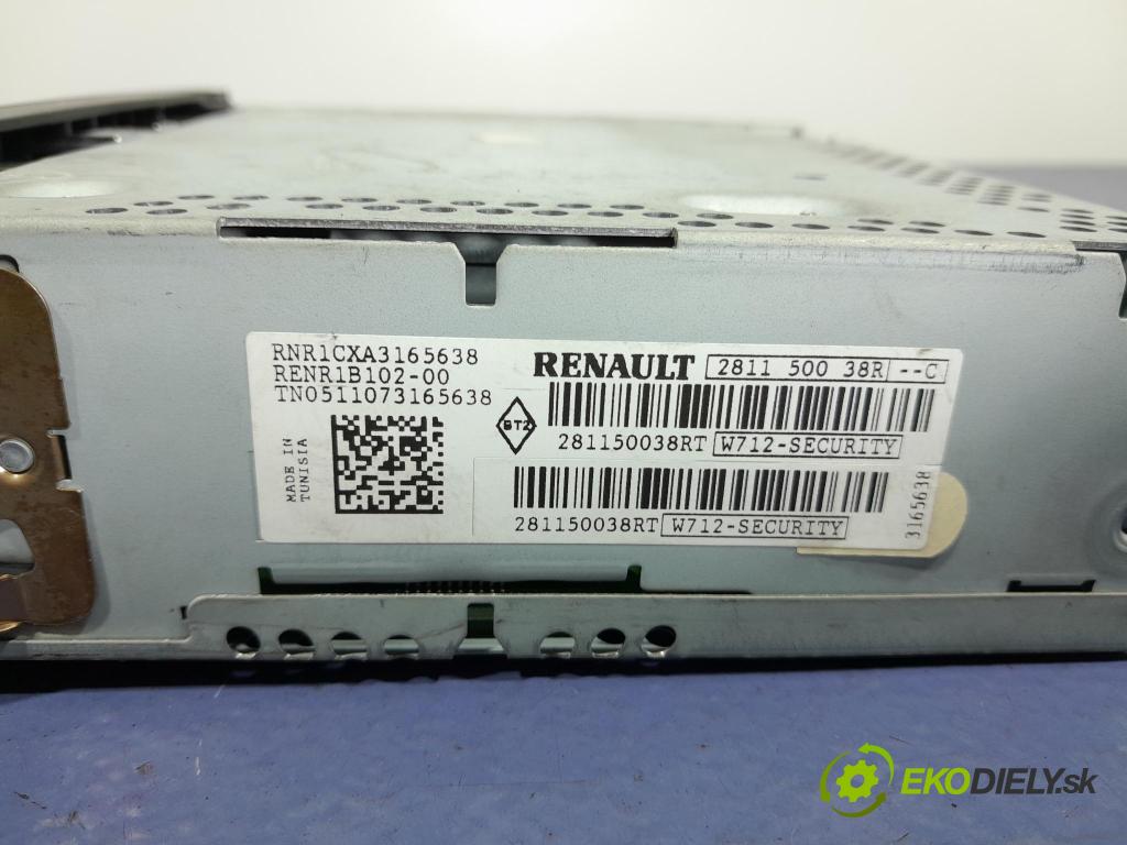 Renault Clio 2012 Radio I Navigácia: 281150038R