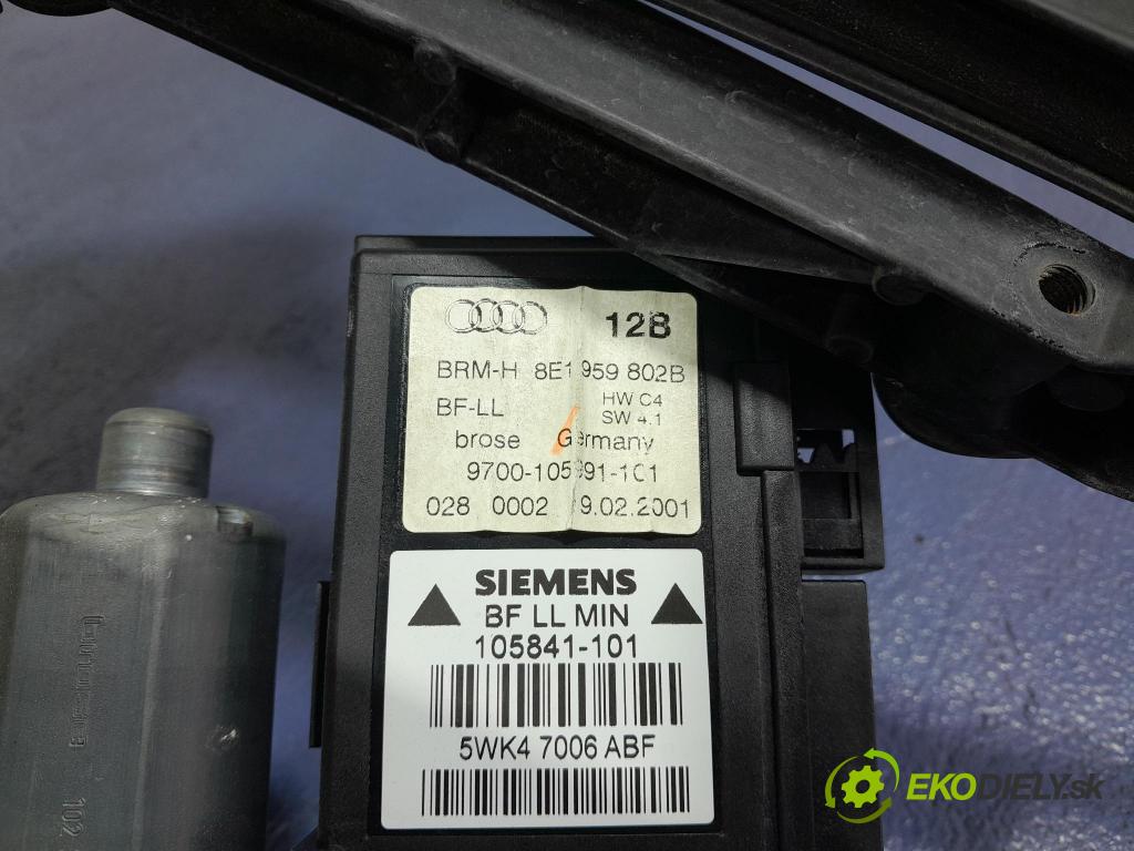 Audi A4 2001 mechanismus stahování Sklenka: před v pravo: 8E0837630