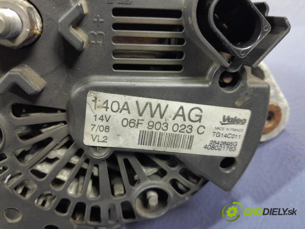 Vw Eos 2008 Alternator 06F903023C