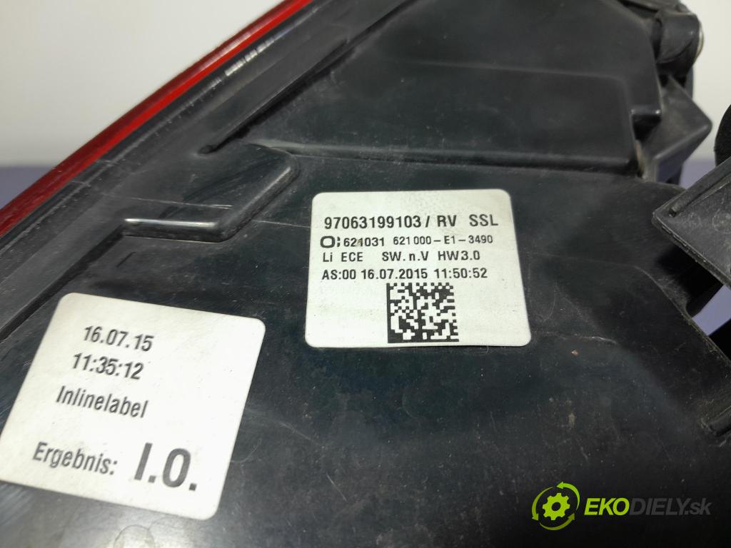 Porsche Panamera 0 světlo Zad: levá Mimo: 97063199103