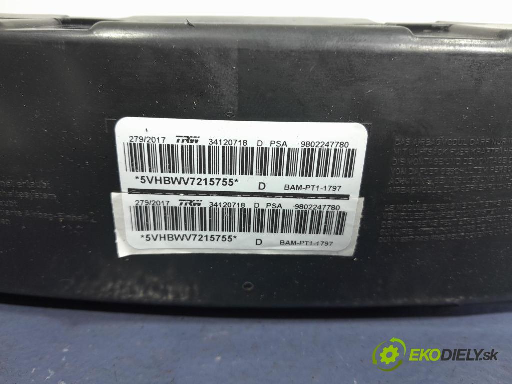 Peugeot 208 2017 Airbag: Sedadlo: x 9802247780