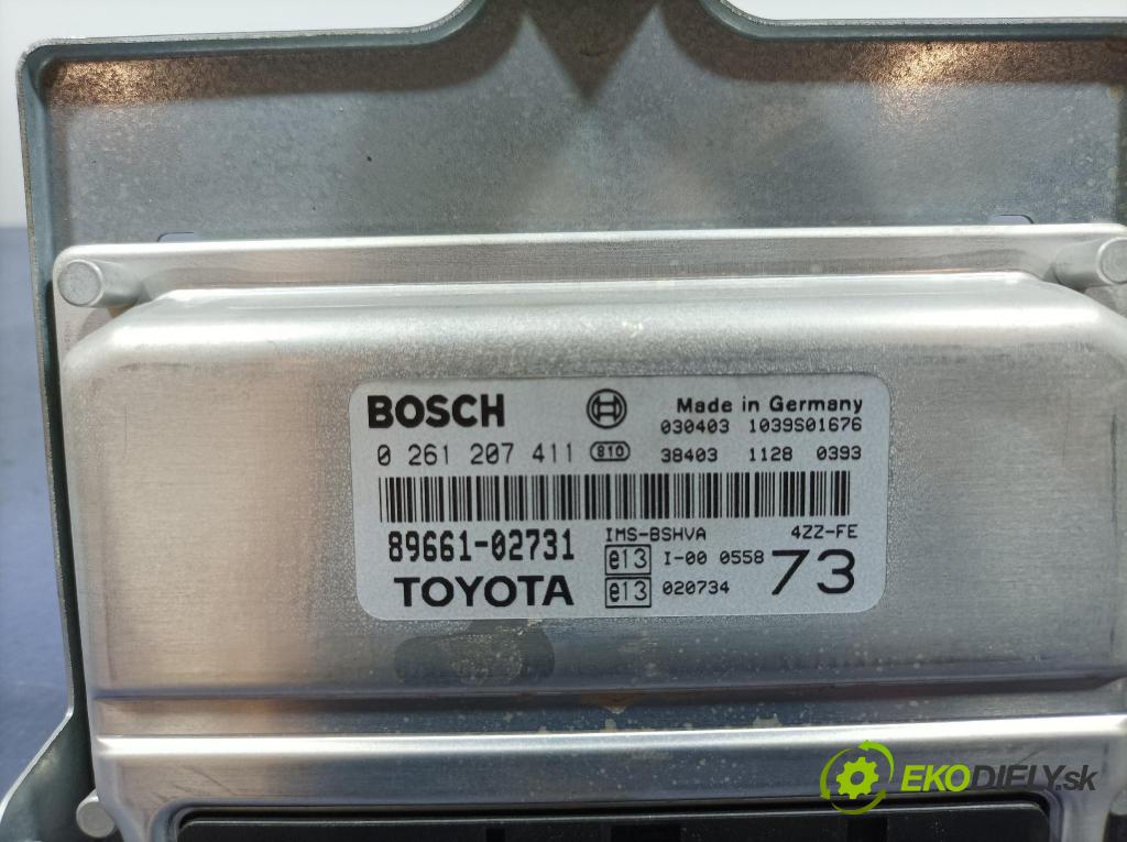 Toyota Corolla 2003 riadiaca jednotka Motor: 89661-02731