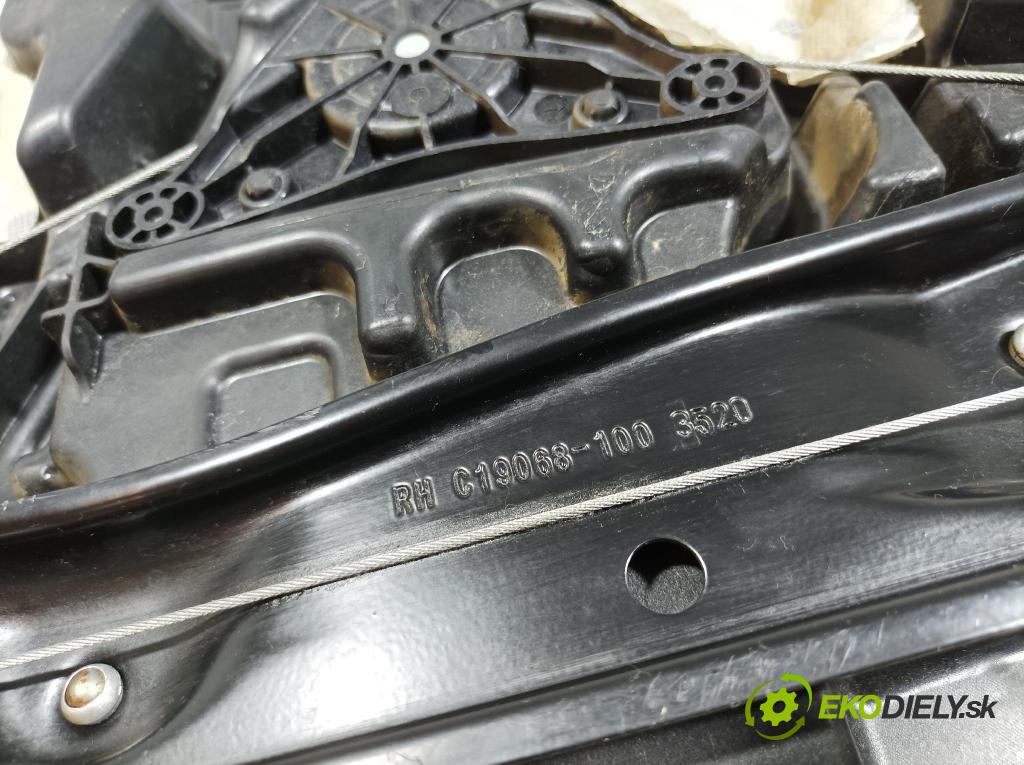Bmw Seria 7 2020 mechanismus stahování Sklenka: Zad: v pravo: 7485142