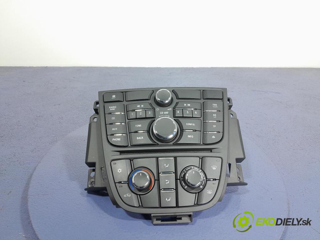 Opel Astra 2015 Přepínač Klimatizace: Proud vzduchu 13435154