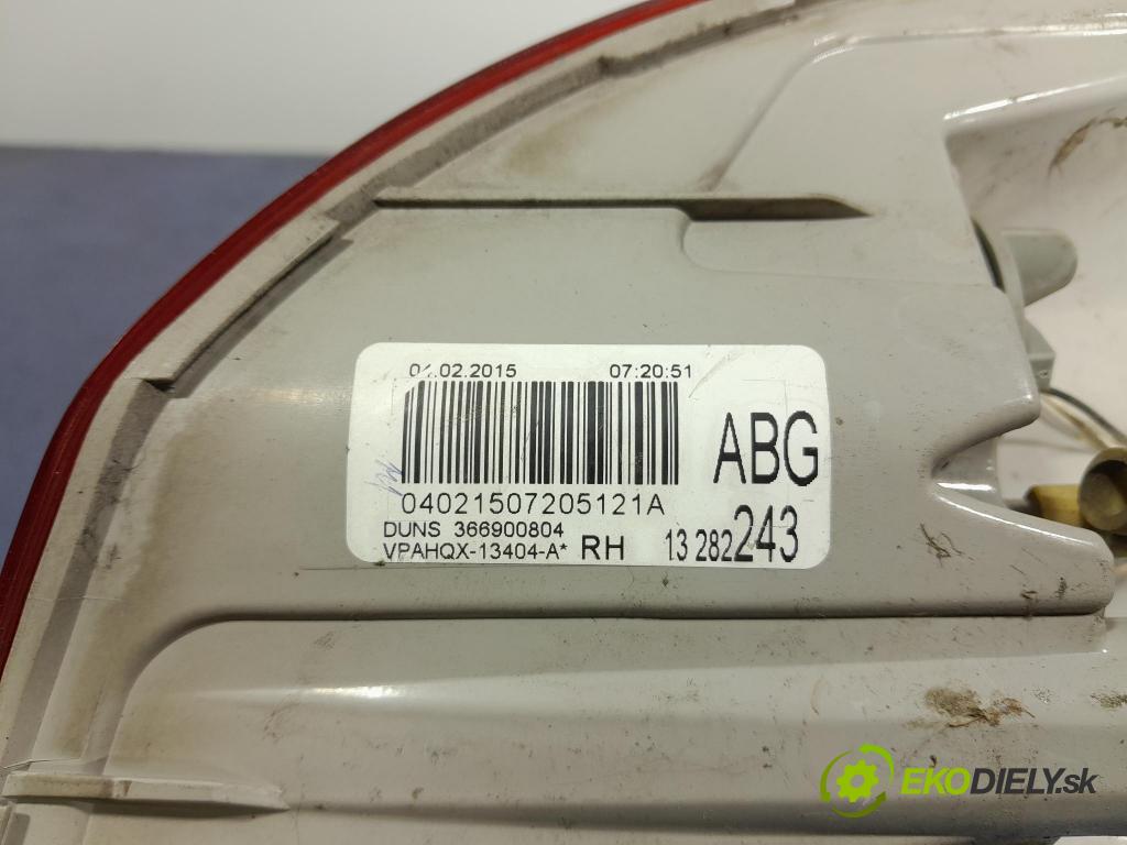 Opel Astra 2015 světlo Zad: Práva: Mimo: 13282243