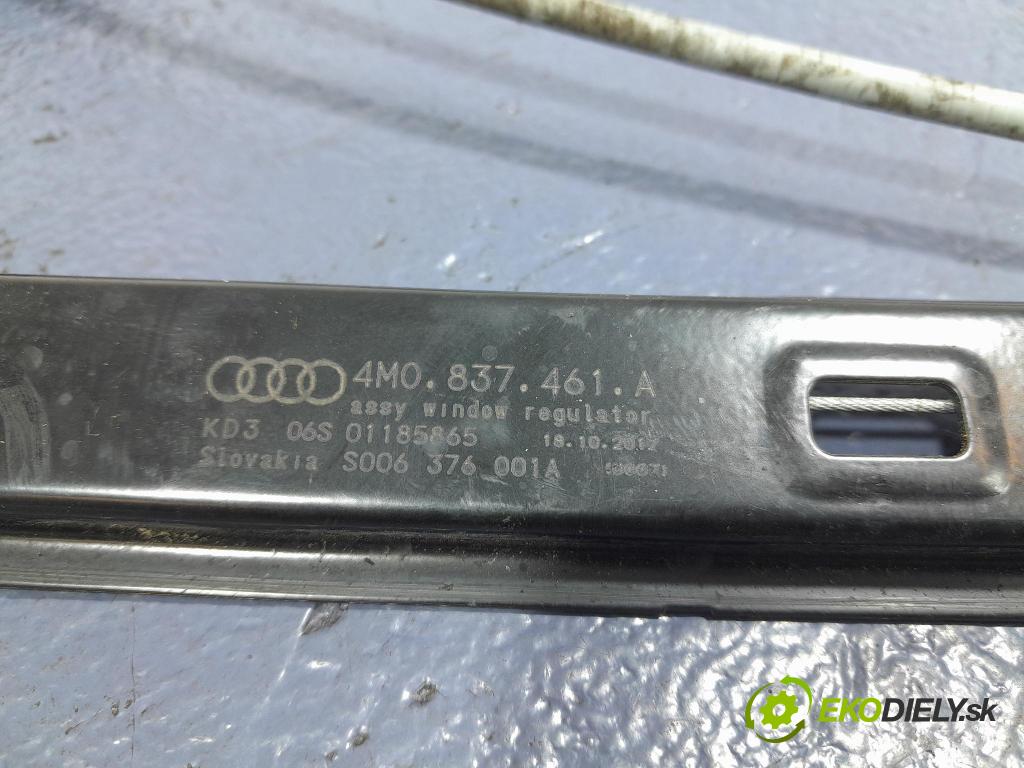 Audi Q7 2017 mechanizmus okna Okná: Predné Vľavo: 4M0837461A