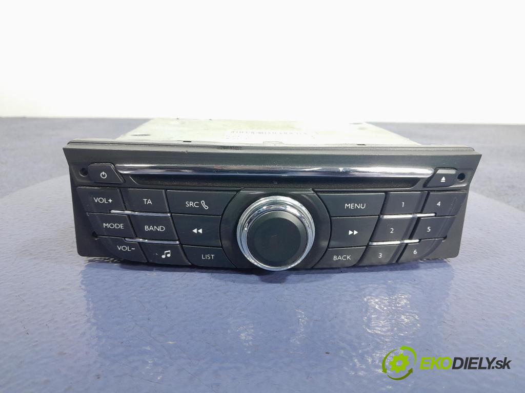 Peugeot 301 2014 Radio I Navigácia: 98075810ZD00