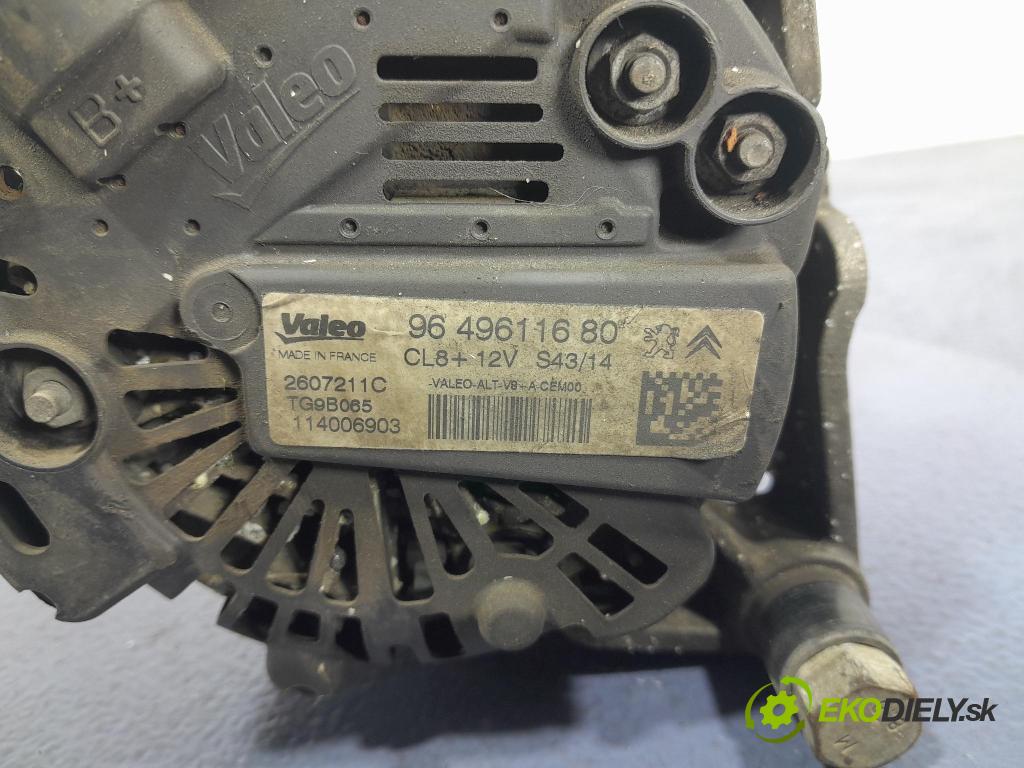 Peugeot 301 2014 Alternator 9649611680
