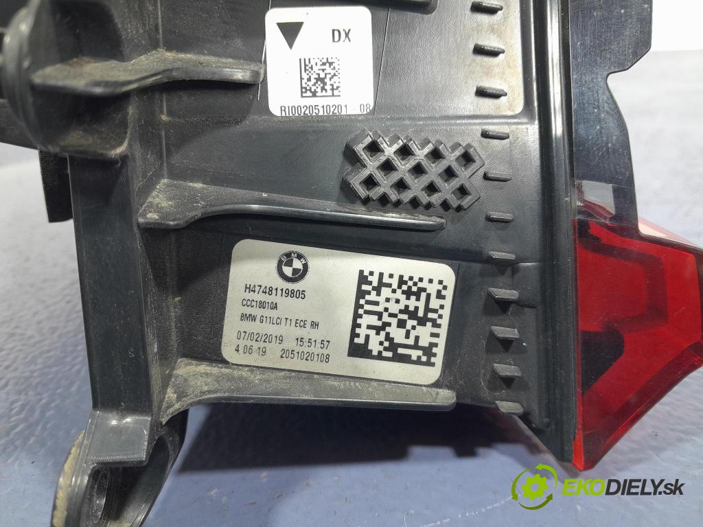 Bmw Seria 7 2019 svetlo / reflektor zad Prava: Vonkajsia: 7481198