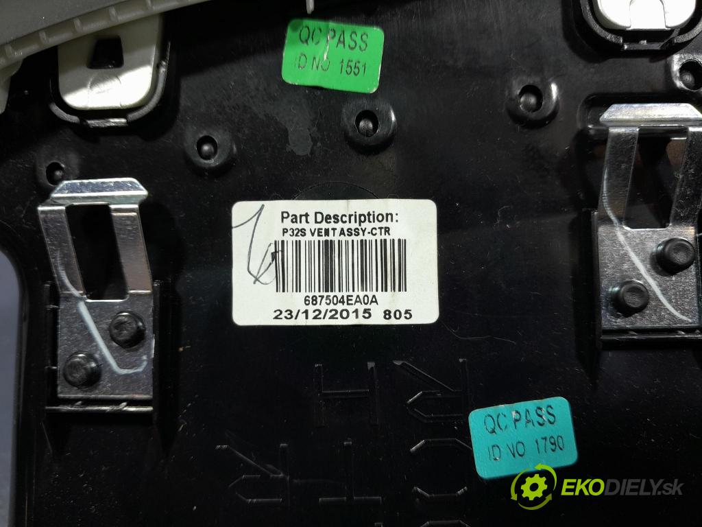 Nissan Qashqai 2016 GRIDS: Prúd vzduchu: Vzduch: 68750-4EA0A