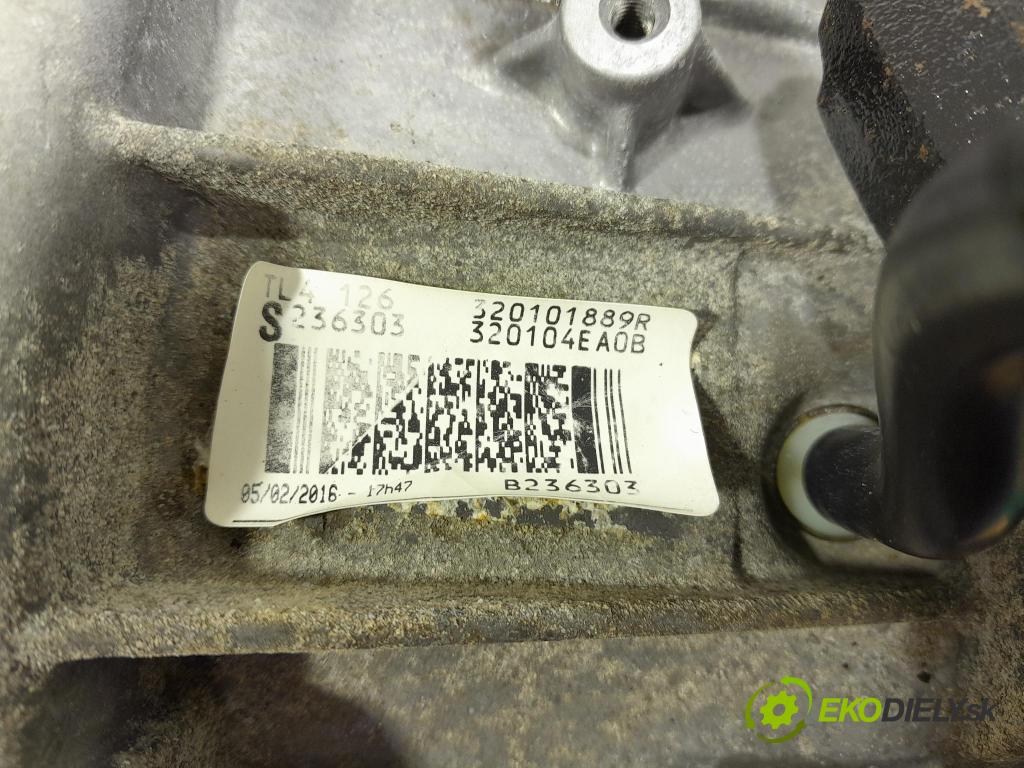 Nissan Qashqai 2016 převodovka Ozubené kola: Manualna TL4126