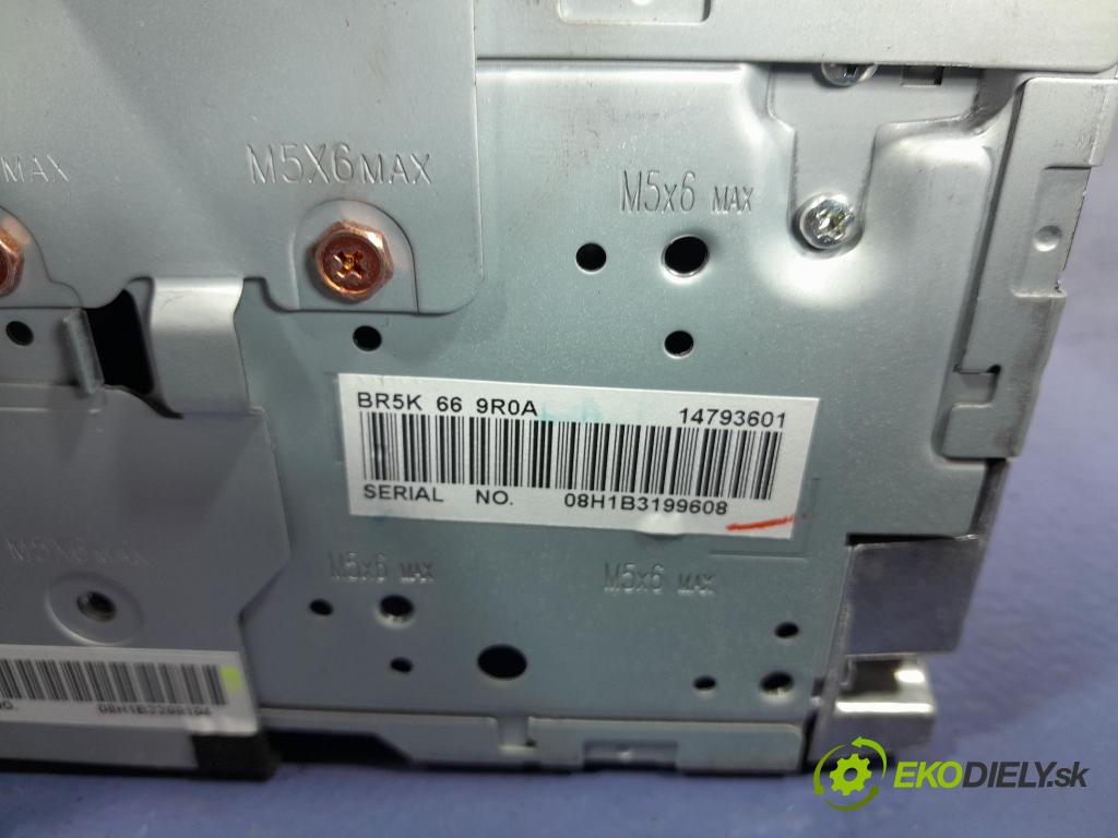 Mazda 3 2009 Radio I Navigácia: BR5K66AR0