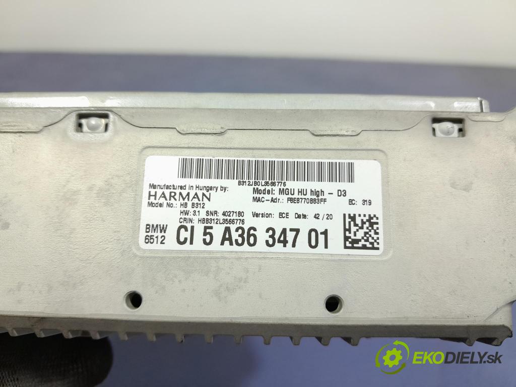 Bmw X3 2020 Radio I Navigácia: 5A36347