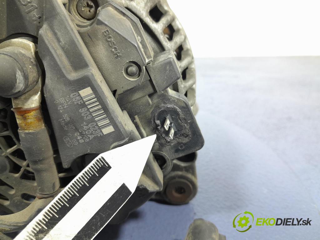 Vw Golf 2009 Alternator 06F903023F