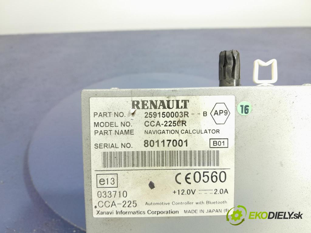 Renault Laguna 2008 Radio I Navigácia: 259150003R