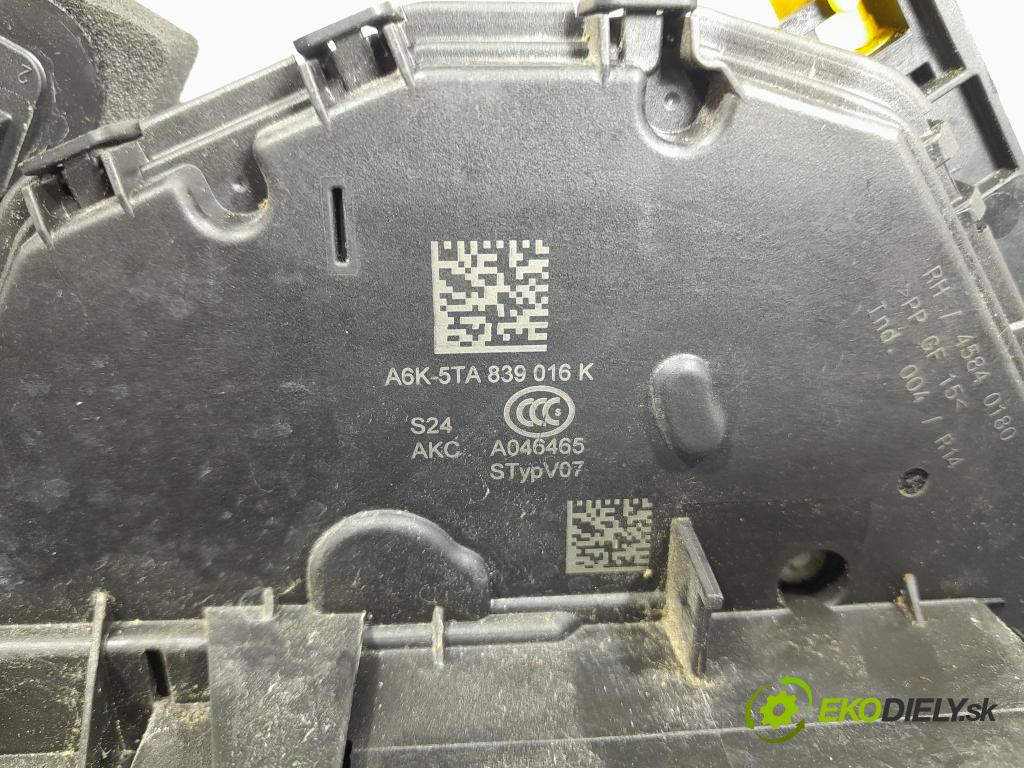 Audi A3 2021 zámek dveře Zad: v pravo: 5TA839016K